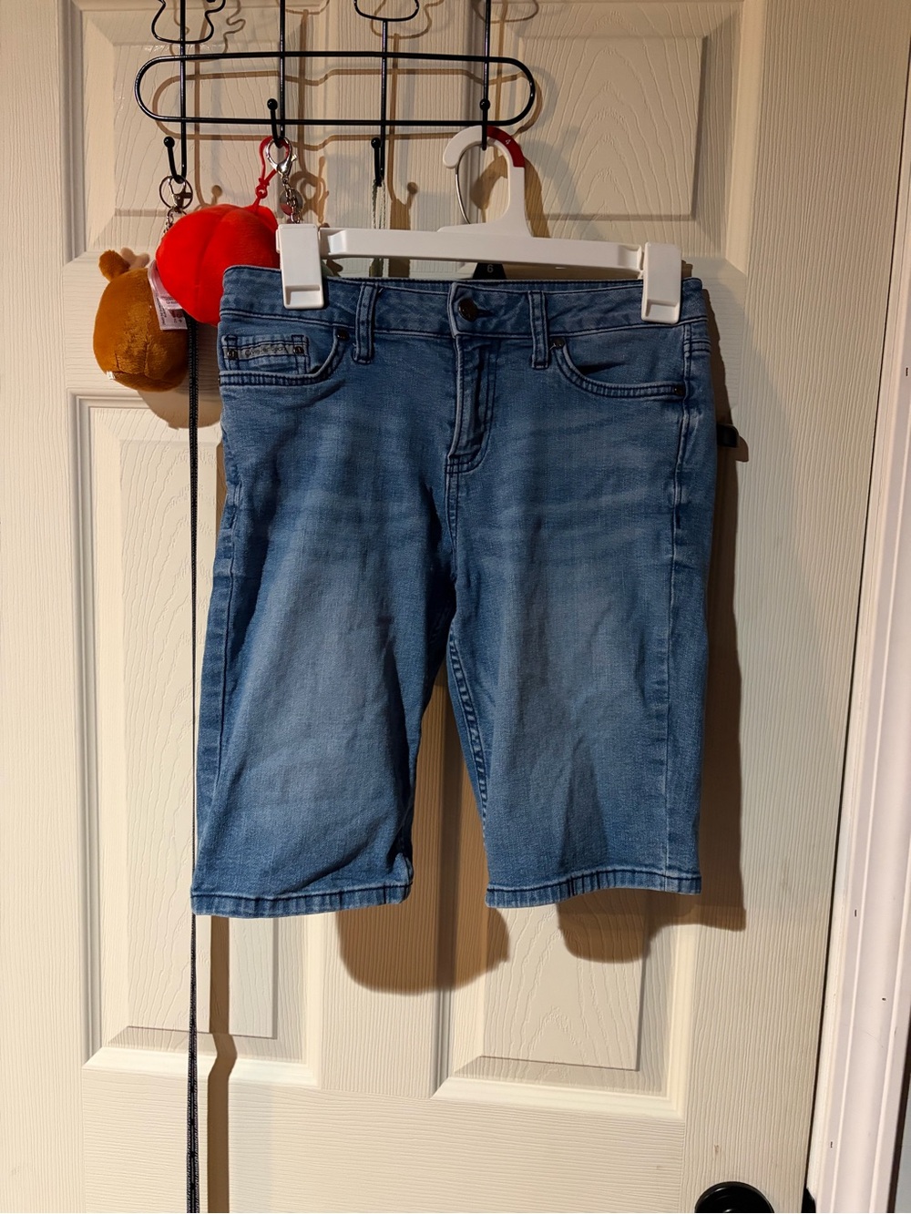 Calvin Klein Jeans Light Blue Denim Bermuda Shorts